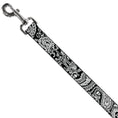 Load image into Gallery viewer, Dog Leash - Bandana/Skulls Black/White