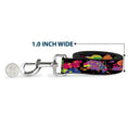 Load image into Gallery viewer, Dog Leash - BD Paint Splatter Black/Neon