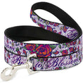 Load image into Gallery viewer, Dog Leash - Born to Blossom Blue