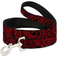 Load image into Gallery viewer, Dog Leash - Bandana/Skulls Black/Red