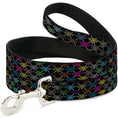 Load image into Gallery viewer, Dog Leash - BD Monogram Black/Multi Neon
