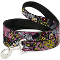 Load image into Gallery viewer, Dog Leash - Born to Raise Hell CLOSE-UP Pink