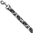 Load image into Gallery viewer, Buckle-Down Dog Leash - Brass Knuckles White/Gray/Black