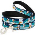 Load image into Gallery viewer, Dog Leash - Block Penguins Navy