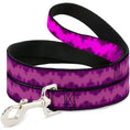Load image into Gallery viewer, Dog Leash - Boudoir Wallpaper Fuchsia/Black