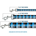 Load image into Gallery viewer, Dog Leash - Checker Mosaic Blue