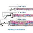 Load image into Gallery viewer, Dog Leash - Crown Princess Oval Baby Pink/Baby Blue