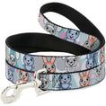 Load image into Gallery viewer, Dog Leash - Cute Bunnies Multi Pastel