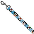 Load image into Gallery viewer, Dog Leash - Cute Penguins Blue Bubbles