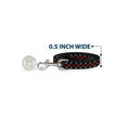 Load image into Gallery viewer, Dog Leash - Checker Black/Gray/1 Red