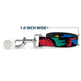 Load image into Gallery viewer, Dog Leash - Dinosaurs Black/Multi Color