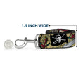 Load image into Gallery viewer, Dog Leash - Dead Men Tell No Tales CLOSE-UP Tan