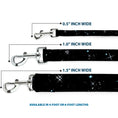Load image into Gallery viewer, Dog Leash - Deep Space Black/White