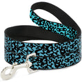 Load image into Gallery viewer, Dog Leash - Eighties 1 Blue/Black