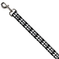 Load image into Gallery viewer, Dog Leash - Eighties 8 Black/White