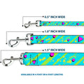 Load image into Gallery viewer, Dog Leash - Eighties Party Blue/Yellow/Pink