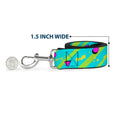 Load image into Gallery viewer, Dog Leash - Eighties Party Blue/Yellow/Pink