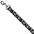 Load image into Gallery viewer, Dog Leash - Eighties Hearts Black/White