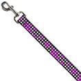 Load image into Gallery viewer, Dog Leash - Eighties Stars1 Black/White/Fuchsia