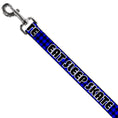 Load image into Gallery viewer, Dog Leash - EAT SLEEP SKATE Buffalo Plaid Blue