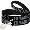 Load image into Gallery viewer, Dog Leash - ERMAHGERD! Black/Gray