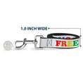 Load image into Gallery viewer, Dog Leash - FREE HUGS White/Multi Color