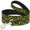 Load image into Gallery viewer, Dog Leash - Filigree Navy/Yellow