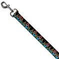 Load image into Gallery viewer, Dog Leash - Flames Black/Blue/Pink