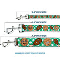 Load image into Gallery viewer, Dog Leash - Fried Chicken & Waffles Plaid White/Green