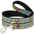 Load image into Gallery viewer, Dog Leash - Flip Flops2 Aqua/Multi Color