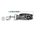 Load image into Gallery viewer, Dog Leash - Grunge Gears Black/White