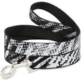 Load image into Gallery viewer, Dog Leash - Grunge Tread Black/White