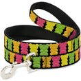 Load image into Gallery viewer, Dog Leash - Gummy Bears Cartoon Black/Red/Yellow/Green