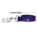 Load image into Gallery viewer, Dog Leash - Galaxy Blues/Purples