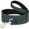 Load image into Gallery viewer, Dog Leash - Geometric5 Gray/Teal/White/Pink/Yellow