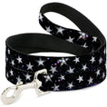 Load image into Gallery viewer, Dog Leash - Glowing Stars in Space Black/Purple/White