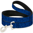 Load image into Gallery viewer, Dog Leash - Golfing Silhouettes Collage Blues