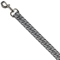 Load image into Gallery viewer, Dog Leash - Houndstooth Star Black/White