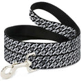 Load image into Gallery viewer, Dog Leash - Houndstooth Star Black/White
