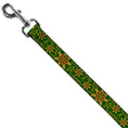 Load image into Gallery viewer, Dog Leash - Holiday Holly Green/Gold/Red