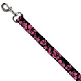 Load image into Gallery viewer, Dog Leash - Hibiscus Weathered Black/Pink