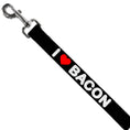 Load image into Gallery viewer, Dog Leash - I HEART BACON Text