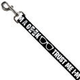 Load image into Gallery viewer, Dog Leash - I'M A GEEK/Glasses Black/White