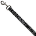 Load image into Gallery viewer, Dog Leash - I'M A GEEK/Glasses Gray/Black