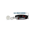 Load image into Gallery viewer, Dog Leash - I "Heart" ZOMBIES Bold Splatter Black/White/Red