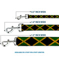 Load image into Gallery viewer, Dog Leash - Jamaica Flags Vintage Black