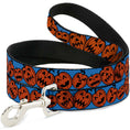Load image into Gallery viewer, Dog Leash - Jack-o'-Lanterns Blue