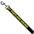 Load image into Gallery viewer, Dog Leash - KEEP PORTLAND WEIRD Black/Yellow