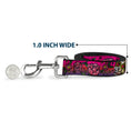 Load image into Gallery viewer, Dog Leash - Love Kills CLOSE-UP Pink