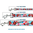 Load image into Gallery viewer, Dog Leash - Lollipop Hearts White